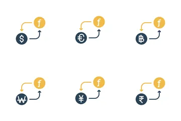 Free Währungsumrechnung - Niederländischer Gulden Symbolpack