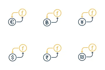 Free Währungsumrechnung - Niederländischer Gulden Symbolpack