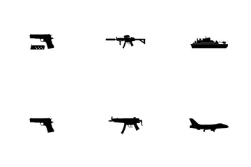 Free Weapon Glyph Icon Pack