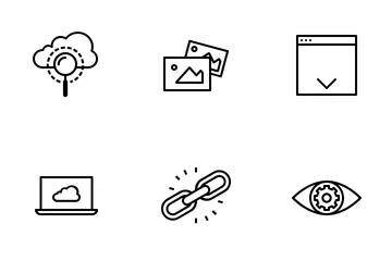 Free Web, SEO e Desenvolvimento Vol 3 Pacote de Ícones