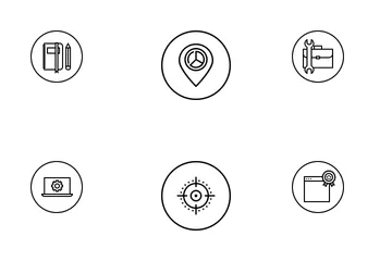 Free Web, SEO & Entwicklung Band 2 Icon Pack