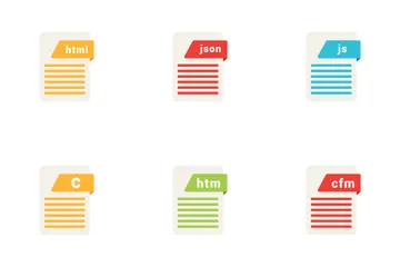 Free Website File Formats Icon Pack