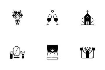 Free Wedding Elements Icon Pack