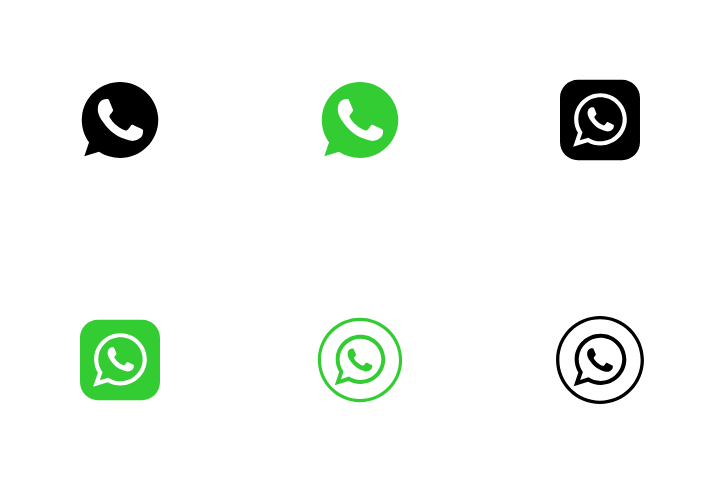 whatsapp icon vector