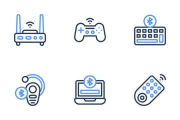 Free WiFi And Bluetooth Icon Pack