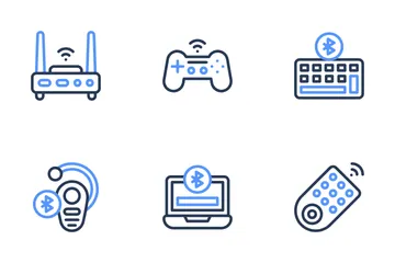 Free Wi-Fi y Bluetooth Paquete de Iconos