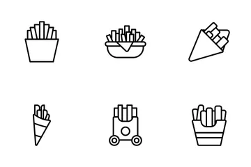 French Fries Icon Pack