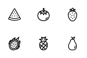 Fresh Fruit Sets Icon Pack