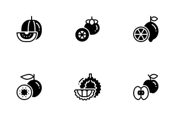 Fresh Fruits Icon Pack