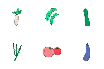 Fresh Vegetable Icon Pack