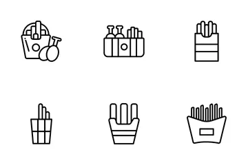 Fried Fries Icon Pack
