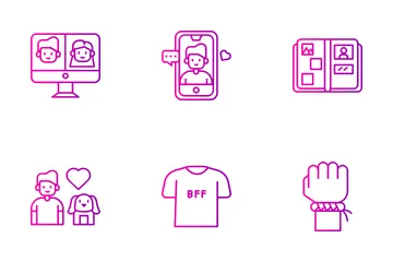 Friendship And Relationship Icon Pack