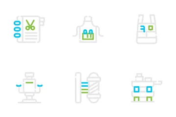 Friseur Symbolpack
