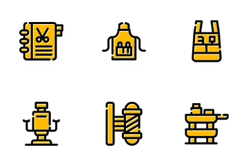 Friseur Symbolpack