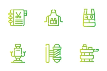 Friseur Symbolpack