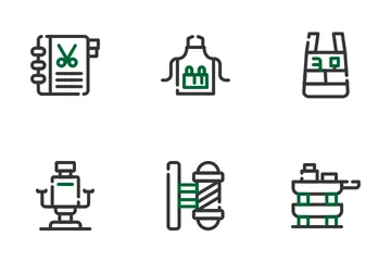 Friseur Symbolpack