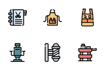 Friseur Symbolpack