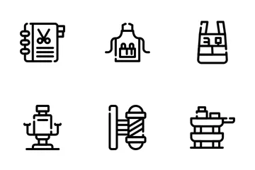 Friseur Symbolpack