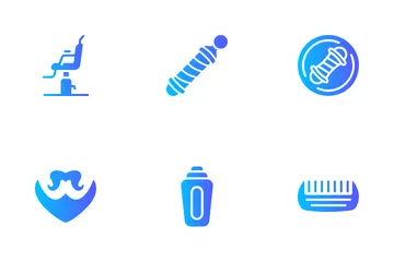 Friseurladen Symbolpack