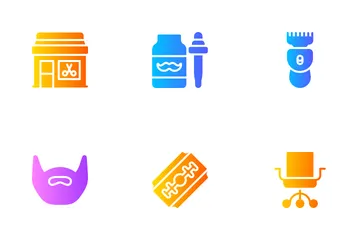 Friseurladen Icon Pack