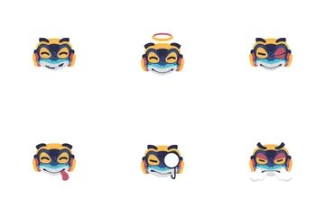 Frog Emoticons Icon Pack