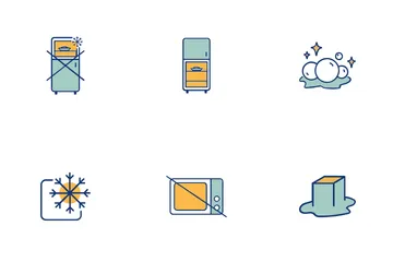Frozen Product Care Icon Pack