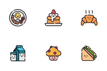 Frühstück Symbolpack
