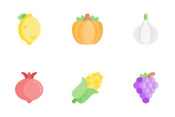 Fruit And Vegetable Icon Pack
