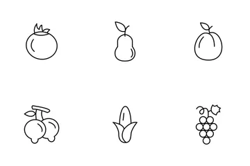  Fruit And Vegetable Icon Pack