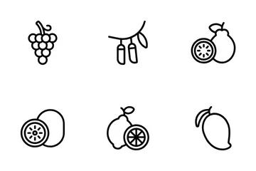 FRUIT AND VEGETABLE Icon Pack
