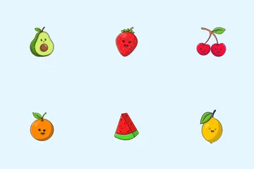 Fruit And Vegetable Icon Pack