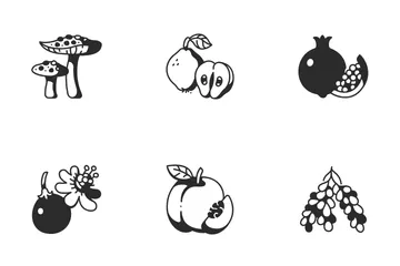 Fruit And Vegetable Icon Pack