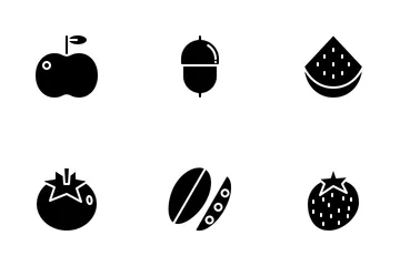 Fruit And Vegetable Icon Pack