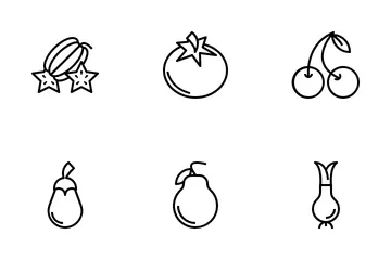 Fruit And Vegetable Icon Pack