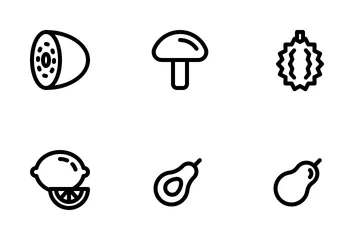 Fruit And Vegetable Icon Pack