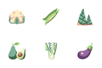 Fruit And Vegetable Icon Pack