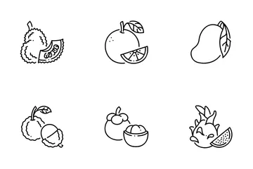 Fruit And Vegetable Icon Pack