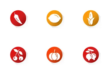 Fruit And Vegetable Icon Pack