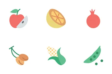 Fruit And Vegetable Icons Icon Pack