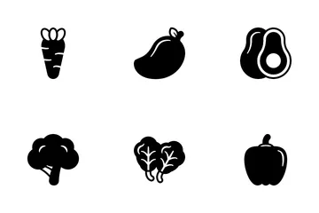 Fruit And Vegetables Icon Pack