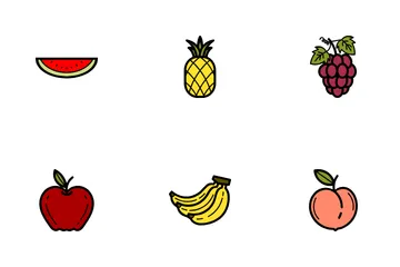 Fruit And Vegetables Icon Pack