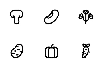 Fruit And Vegetables Icon Pack