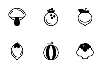 Fruit And Veggies Icon Pack