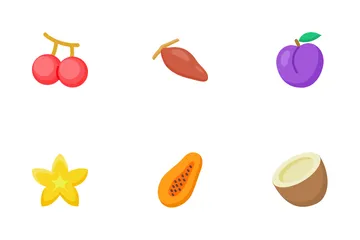 Fruit Vegetable Icon Pack
