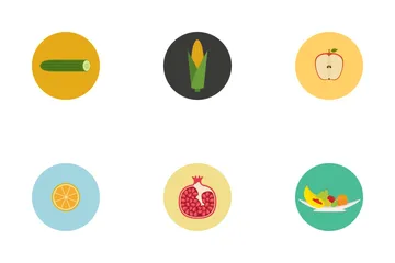Fruits And Vegetable  Icon Pack