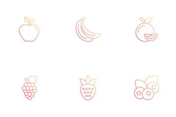 Fruits And Vegetable Icon Pack