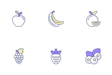 Fruits And Vegetable Icon Pack