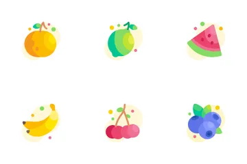 Fruits And Vegetables Icon Pack