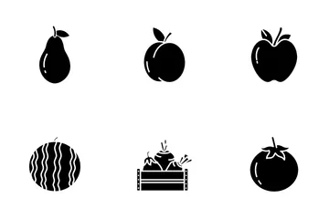 Fruits And Vegetables Icon Pack