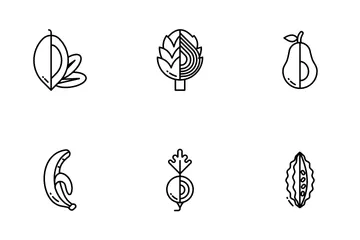 Fruits And Vegetables Icon Pack